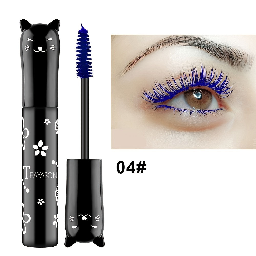 TEAYSON Long-Lasting Waterproof Mascara - Non-Blocking, Smudge-Resistant, Long-Lasting Wear, All-Day Definition, for Everyday & Special Events, Event Makeup | Elegant Packaging | Lightweight Mascara, Eyelash Makeup