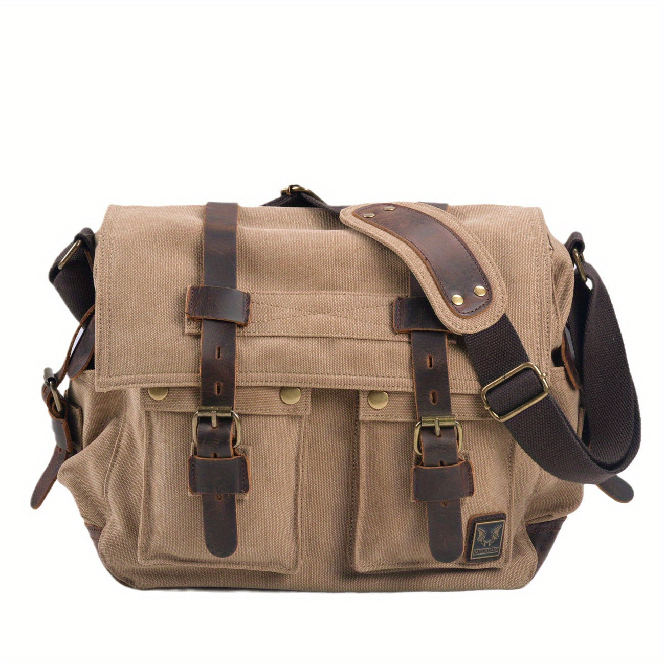 Large Capacity Laptop Bag - Vintage Messenger Bags For Hiking Travel - Christmas/Halloween Gift