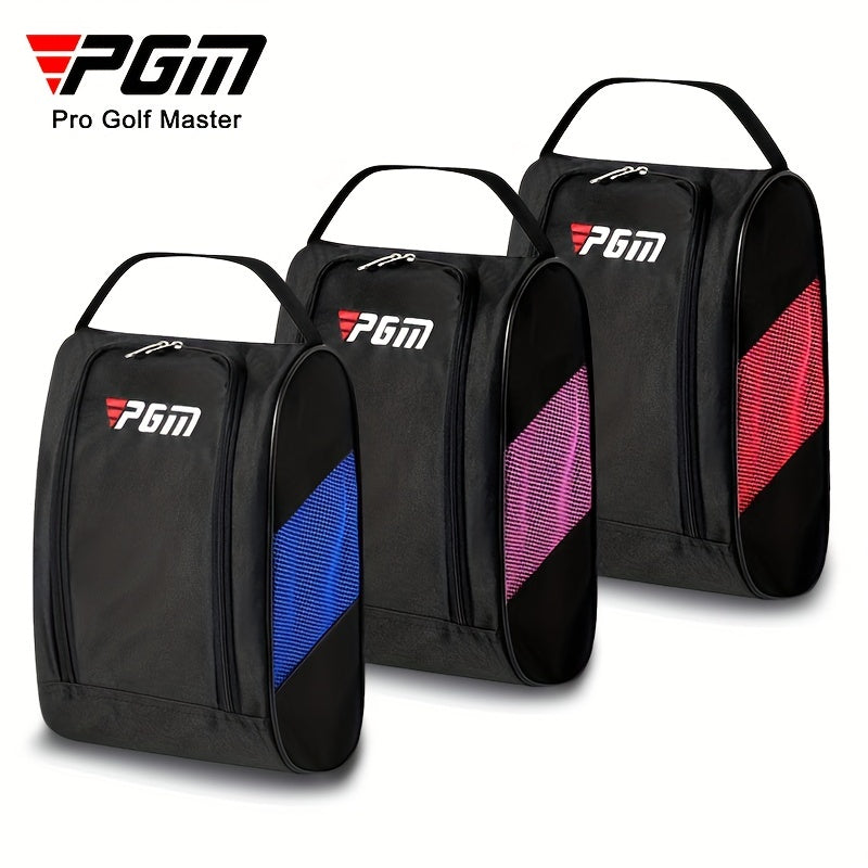 PGM Outdoor Golf Shoes Bags, Colorful Nylon Travel Zippered ConvenientSport Storage Bag XB001