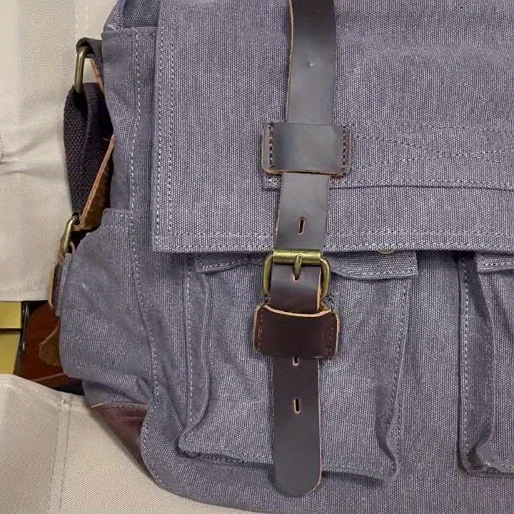 Large Capacity Laptop Bag - Vintage Messenger Bags For Hiking Travel - Christmas/Halloween Gift