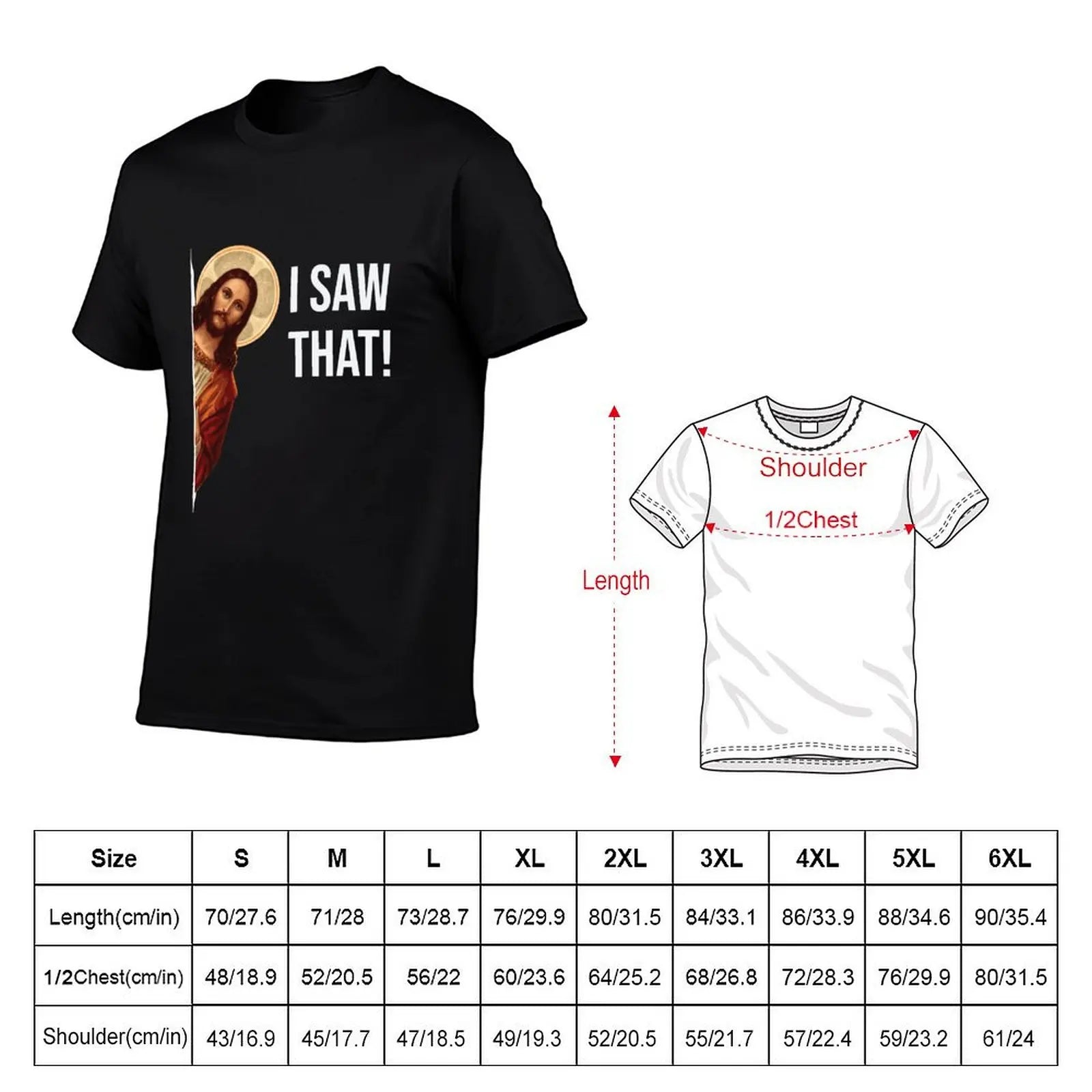 casual man Saw Meme Jesus I t man white shirts shirt vintage t T-Shirt for men That