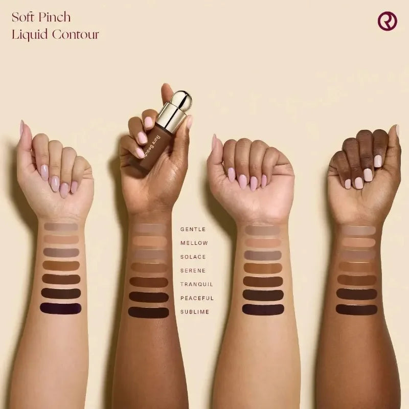 RARE Beauty Facial Liquid Powder Blusher Repair Stick Powder Blusher Cream Bronze Liquid Brightening High Gloss Liquid Cosmetics