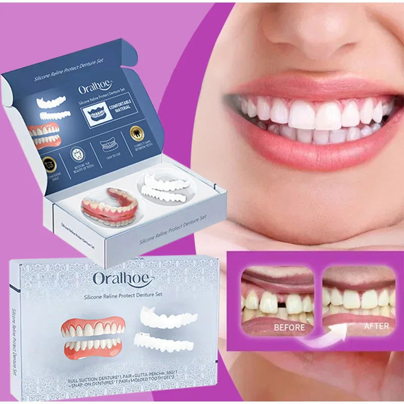 Denture Modification And Beauty Teeth Set, Dental Beauty Set To Improve The Beauty Of Smile, Comfortable Material, Oral Care