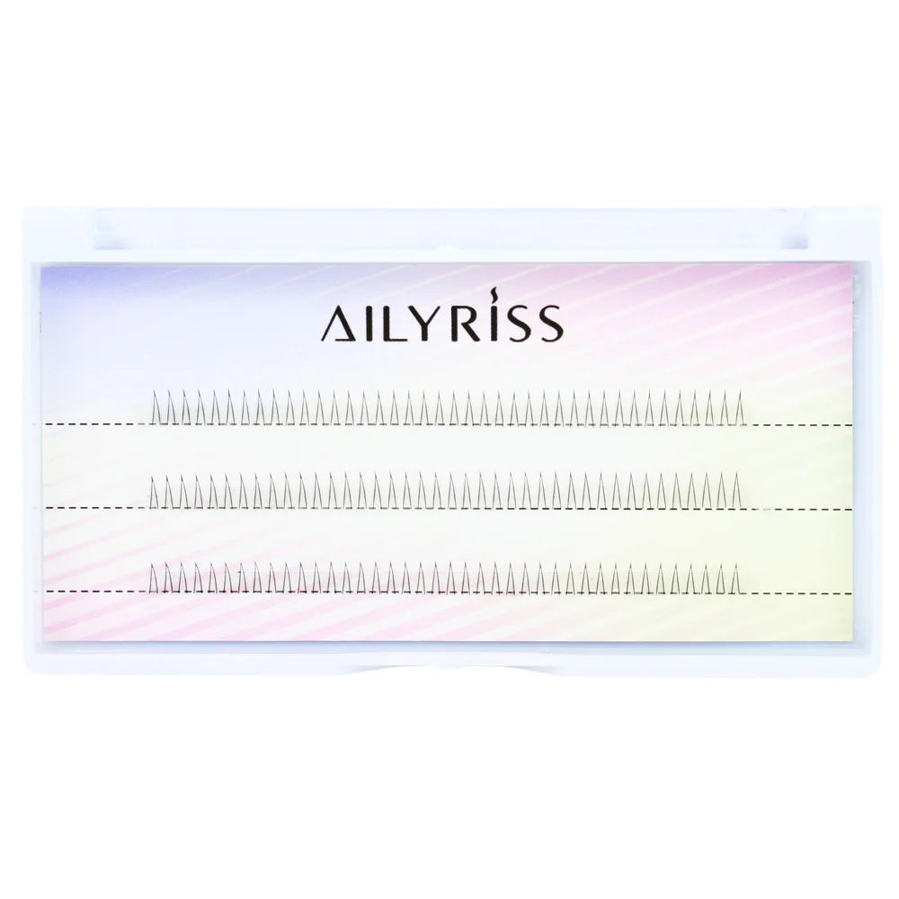 J Curl V Shape Black Under Eyelash Comic Eye Lashes Natural Bottom Lashes Soft Manga Eyelashes Bunches Eyelash Clusters Korean