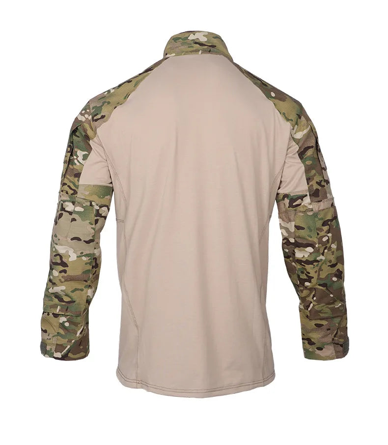 New Men Assault Camouflage Army T-shirts Military Tactical Shirt Long Sleeve Multicam Camo Combat Quick Dry Outdoor Shirts