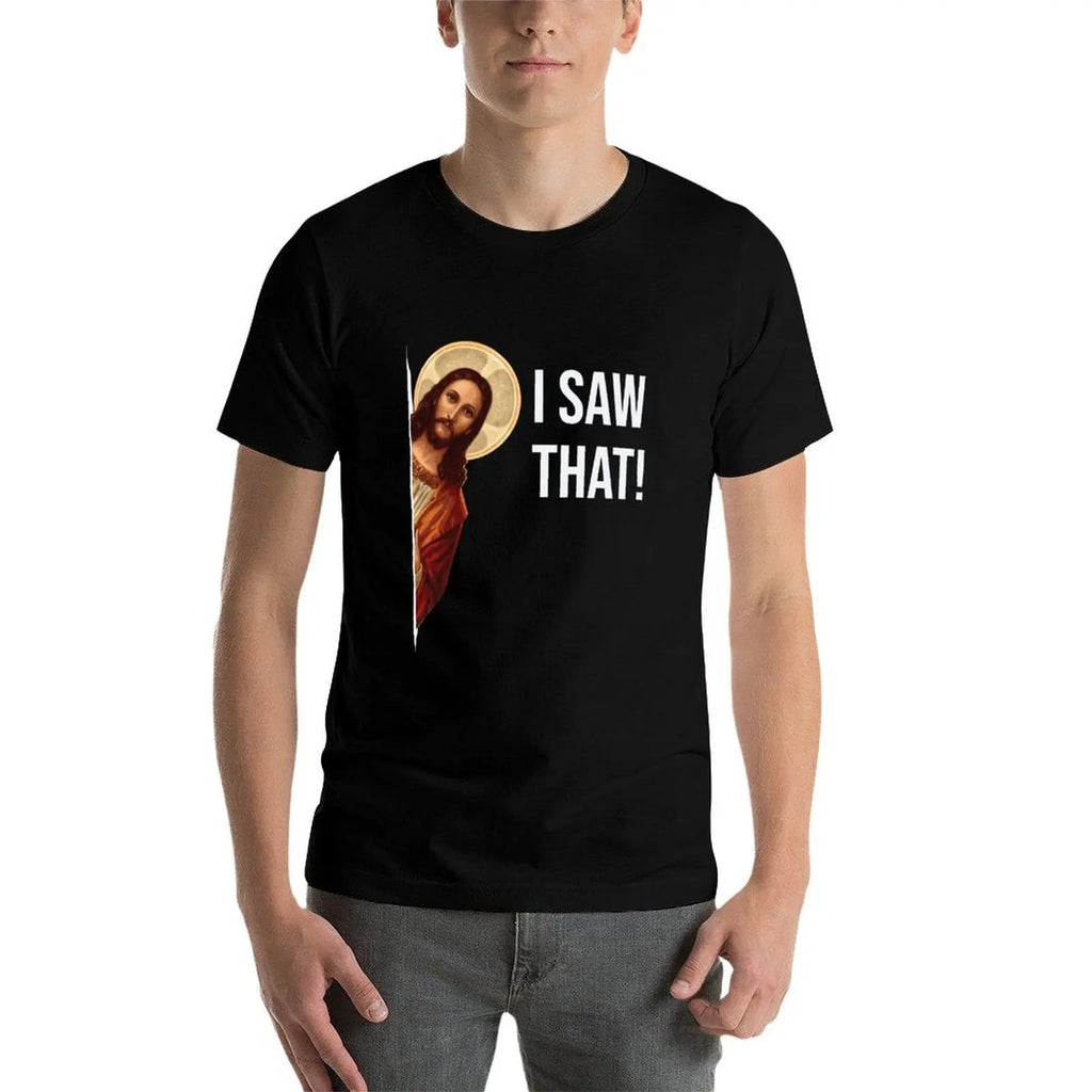 casual man Saw Meme Jesus I t man white shirts shirt vintage t T-Shirt for men That