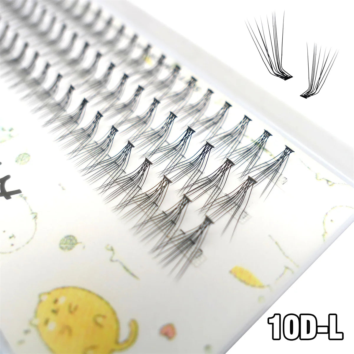 New 20D/30D/40D Mink Eyelashes L Curl 60 bundles/box Natural Handmade Eyelash Cluster Professional Makeup Lashes Tools wholesale