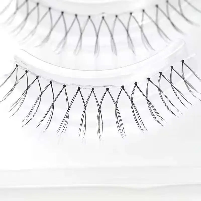 5 Pairs False Eyelashes A Type Eyelashes Upgraded Lash U-shaped 0.14mm Transparent Stem Soft Natural Eye Lashes Mink