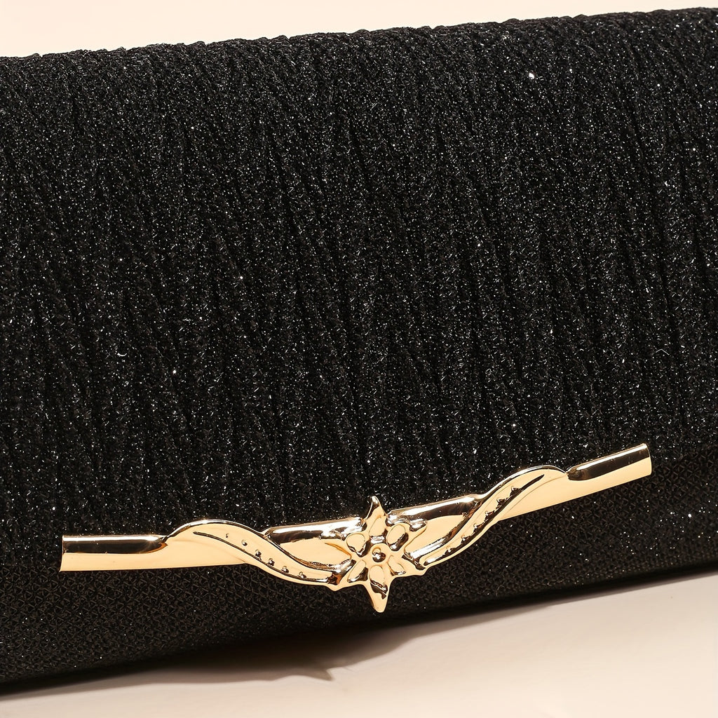 Women Sparkling Clutch Purse Elegant Glitter Evening Bags Bling Evening Handbag For Dance Wedding Party Prom Bride. Sparkling Stone Decor Metal Frame Clutch Bag