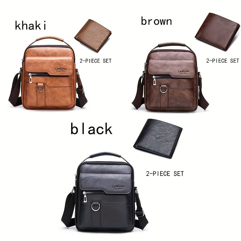 Purchase Men'S Handbags, Shoulder Bags, Vintage Vertical Business Casual Bags, And Backpack Bags.