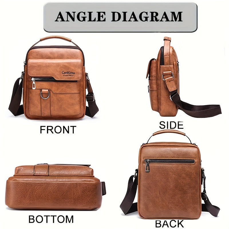 Purchase Men'S Handbags, Shoulder Bags, Vintage Vertical Business Casual Bags, And Backpack Bags.