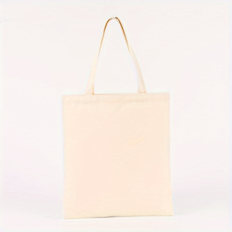 1pc High-Quality Women Men Handbags Canvas Tote Bags Reusable Cotton Grocery High Capacity Shopping Bag