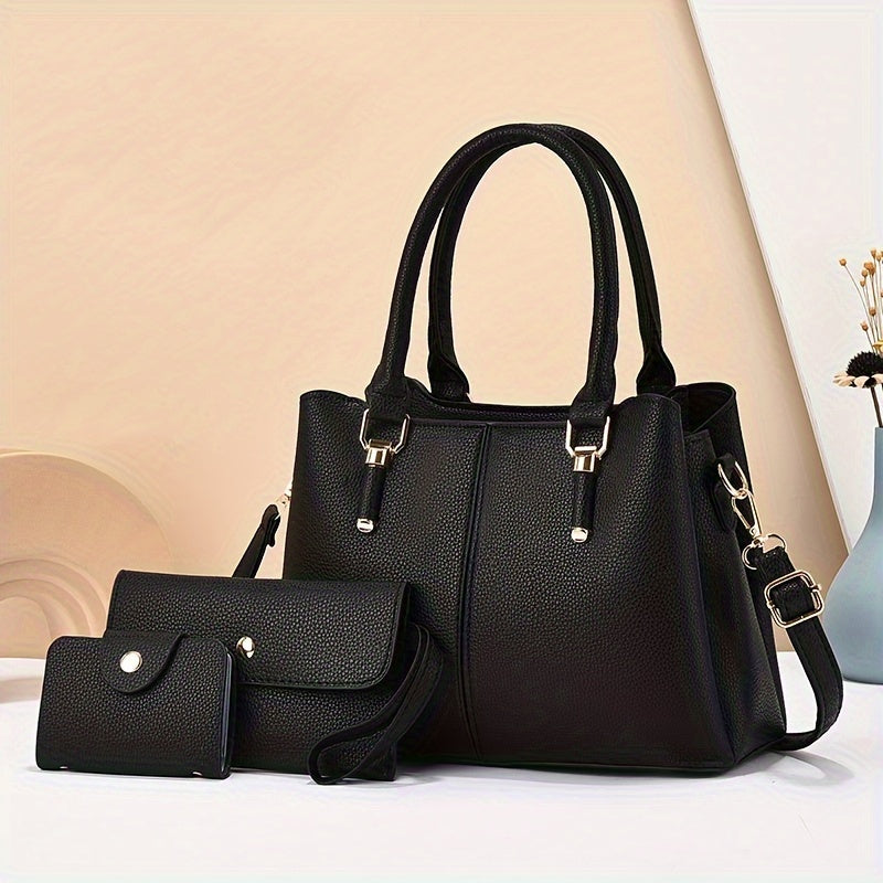Women's Handbag Set of Three Bags: handbag, handbag, and Handbag