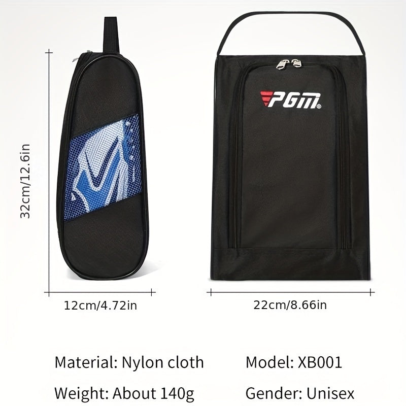 PGM Outdoor Golf Shoes Bags, Colorful Nylon Travel Zippered ConvenientSport Storage Bag XB001